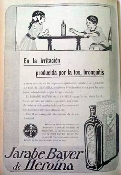 El Jarabe con heroína para niños que vendía Bayer