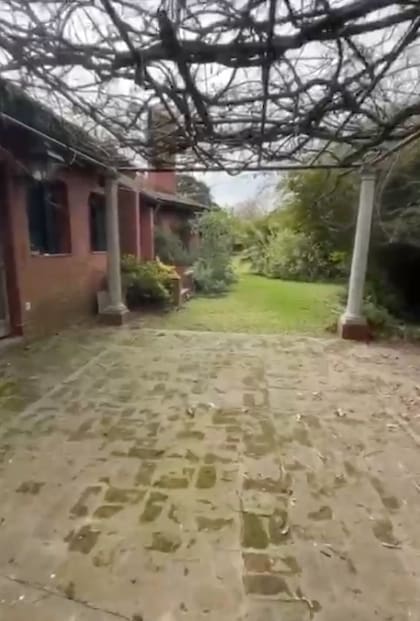 El jardín de la nueva casa de la China Suárez