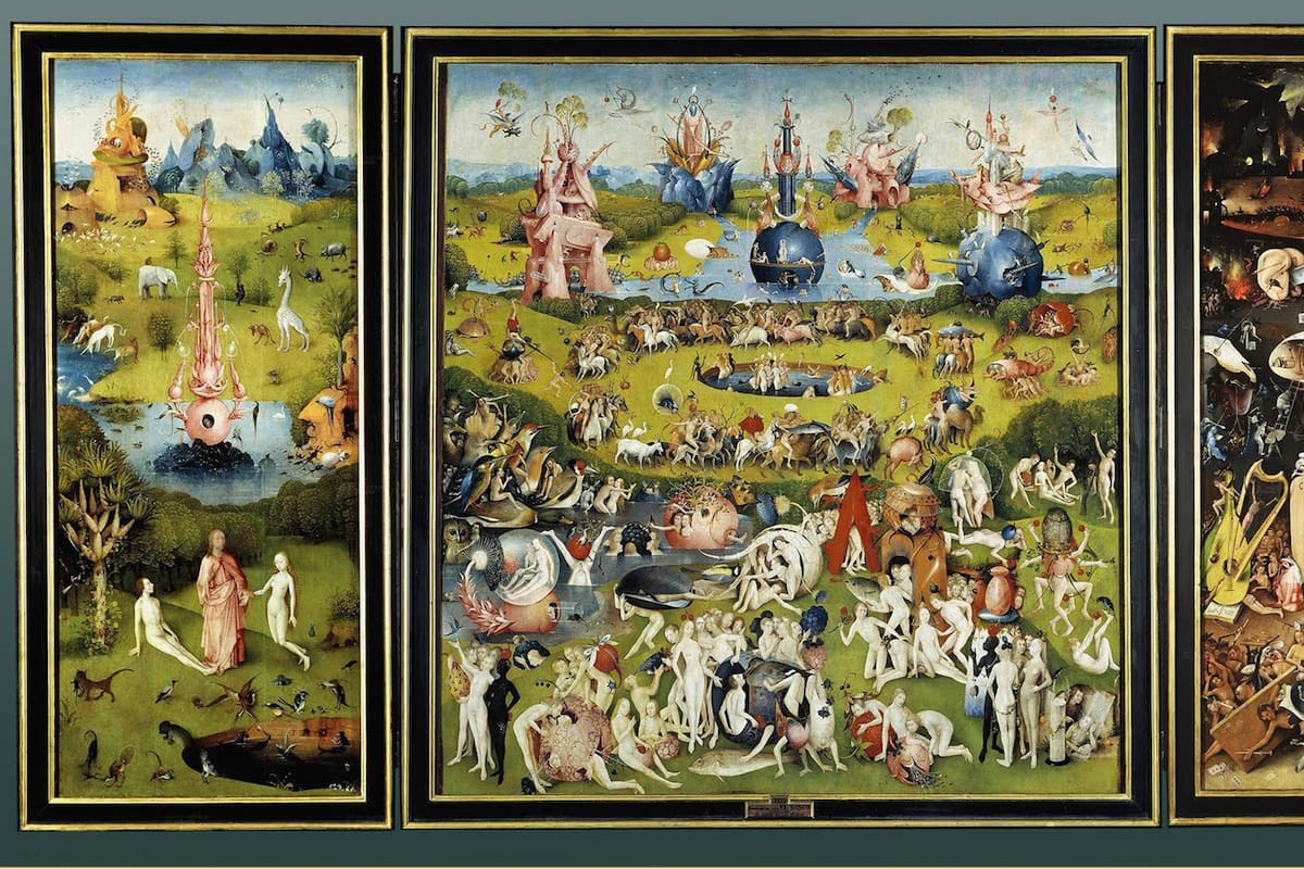 El jardín de las delicias, obra de El Bosco en la cual se centra el film El jardín de los sueños