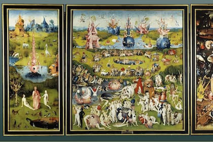 El jardín de las delicias, obra de El Bosco en la cual se centra el film El jardín de los sueños