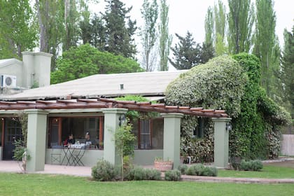 El jardín es un plus en Finca El Maitén.