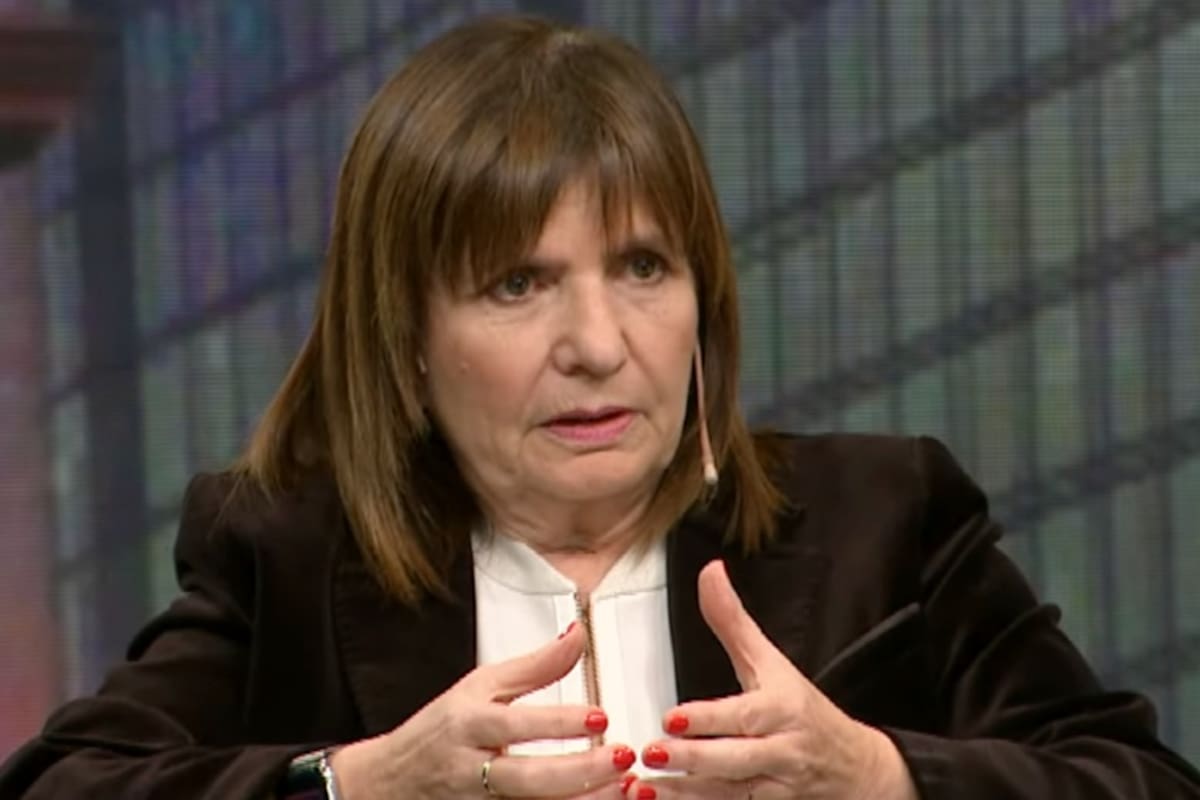El jefa del bloque de senadores de La Libertad Avanza (LLA), Patricia Bullrich, en La Cornisa (LN+)