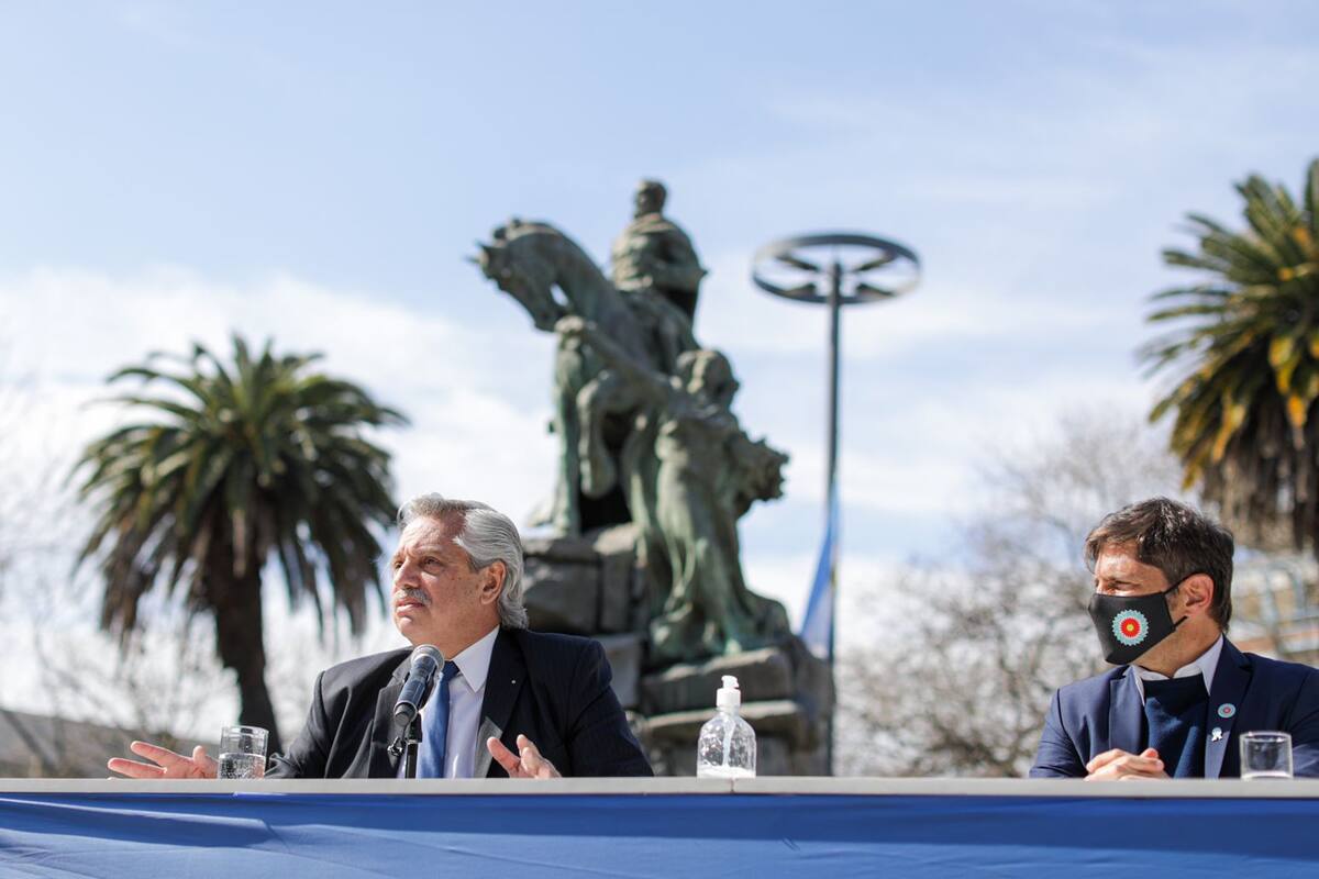 El jefe de Estado dio un discurso por el 171° aniversario del paso a la inmortalidad del prócer con duras críticas a la oposición