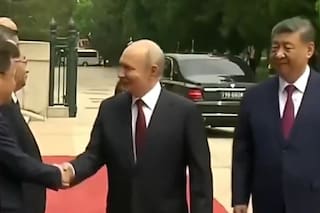 Putin llegó a China para su encuentro con Xi Jinping