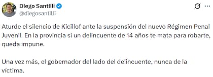 El jefe de Gabinete criticó a Axel Kicillof por no expresarse respecto de la suspensión del nuevo Régimen Penal Juvenil