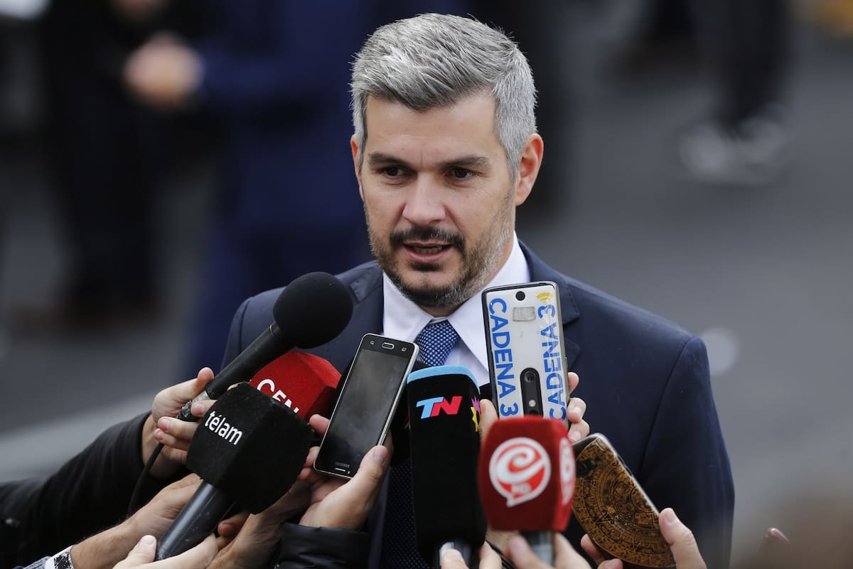 El jefe de Gabinete habló con la prensa a la salida del tedeum por el Día de la Revolución de Mayo en la Catedral Metropolitana