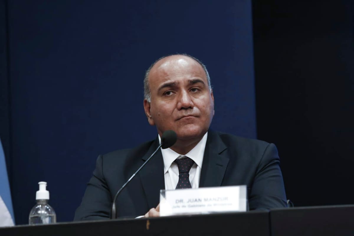 El jefe de Gabinete, Juan Manzur