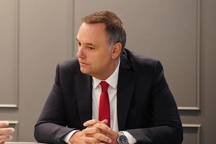 El jefe de Gabinete, Manuel Adorni