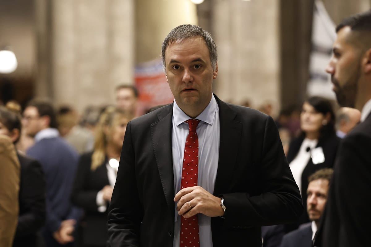 El jefe de Gabinete, Manuel Adorni