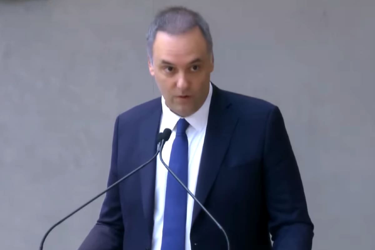 El jefe de Gabinete Manuel Adorni en el cierre de la Argentina Week en Nueva York