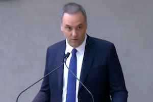 El jefe de Gabinete Manuel Adorni en el cierre de la Argentina Week en Nueva York