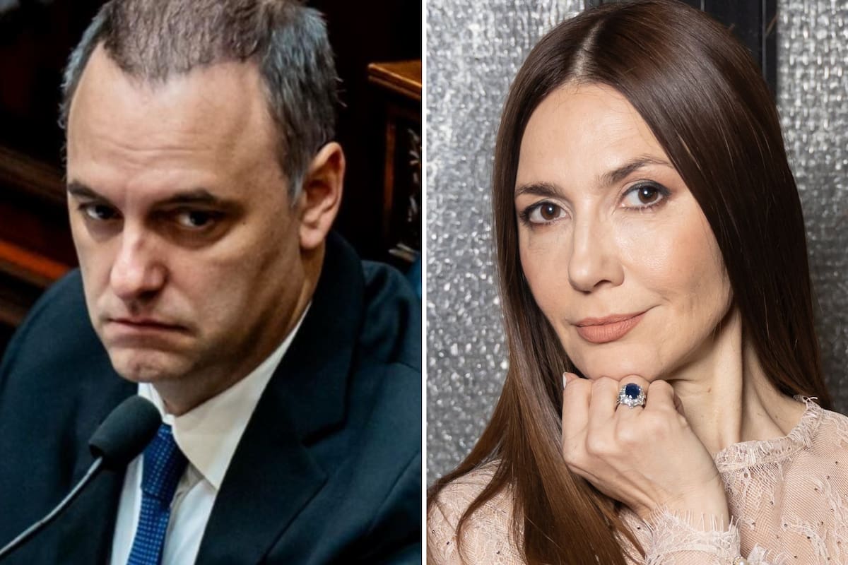 El jefe de Gabinete, Manuel Adorni, y la periodista Cristina Pérez