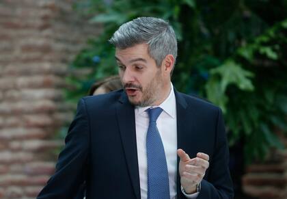El jefe de gabinete, Marcos Peña