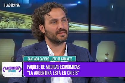 El jefe de Gabinete Santiago Cafiero