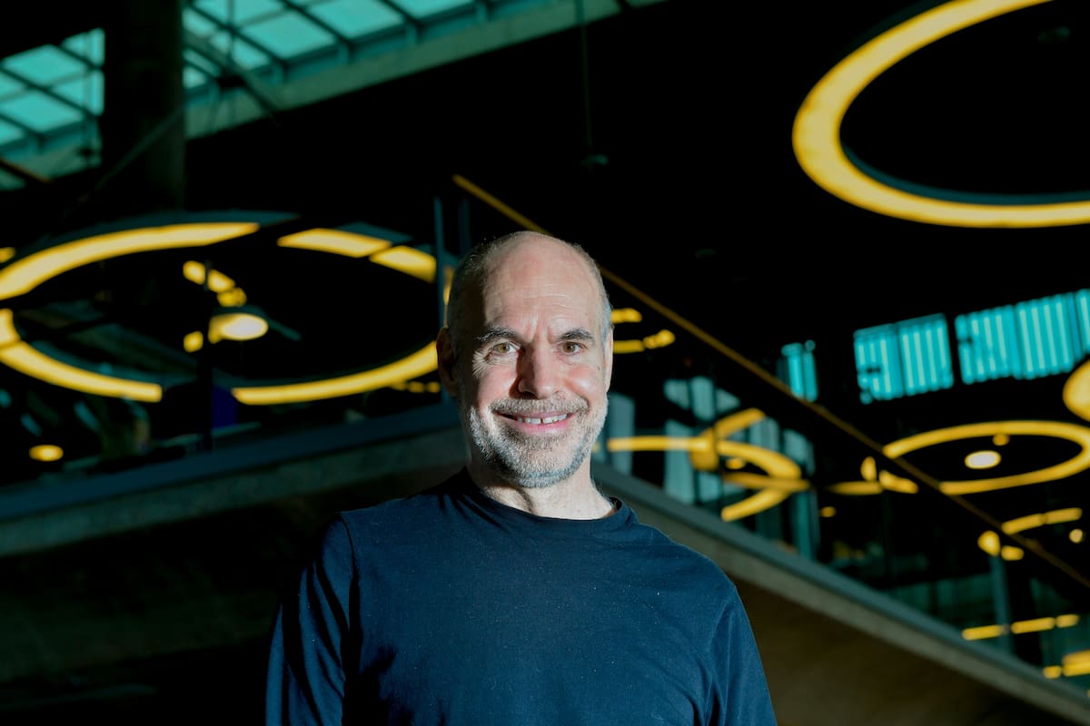 El jefe de gobierno de la Ciudad de Buenos Aires Horacio Rodriguez Larreta en entrevista con La Nación en sede del gobierno porteño.