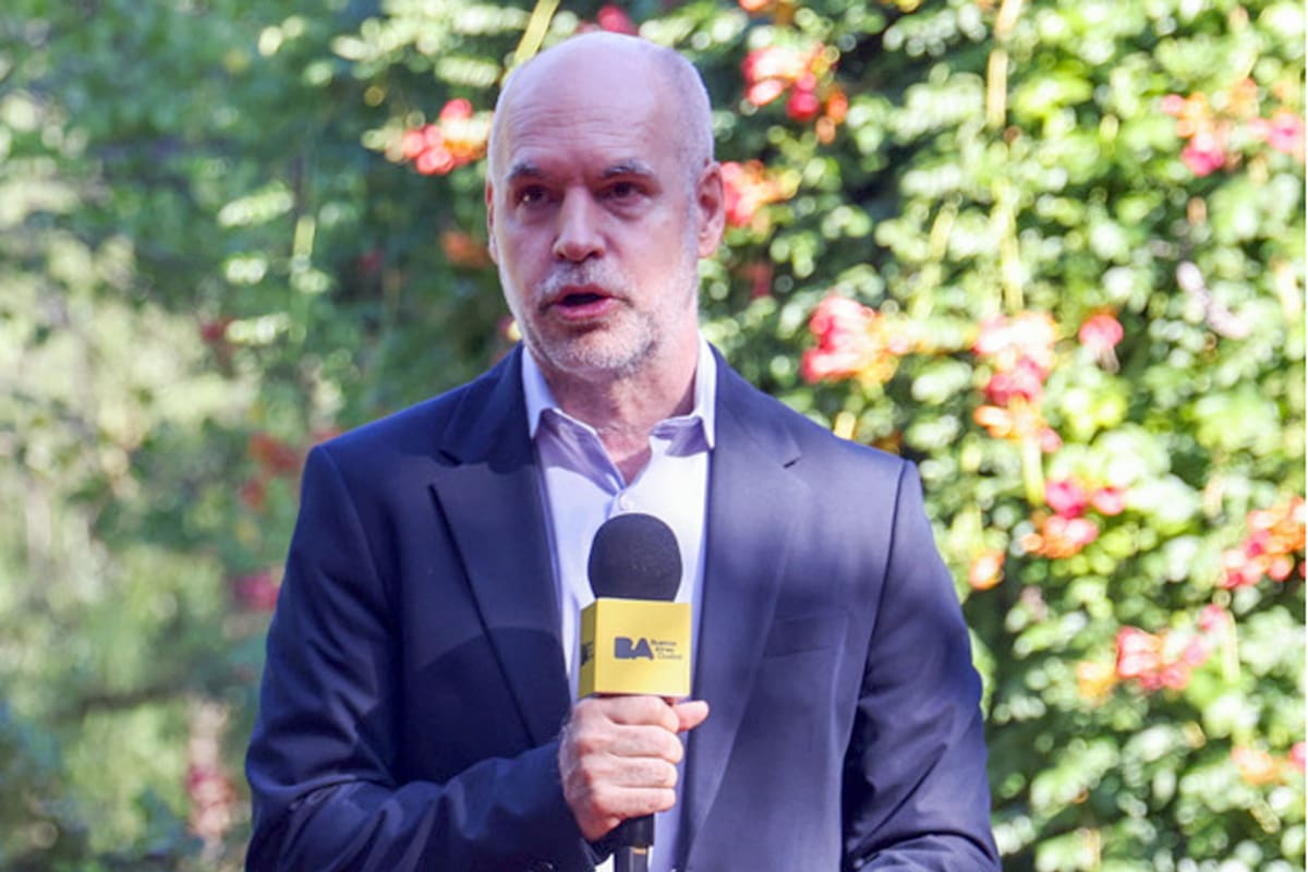El jefe de gobierno porteño, Horacio Rodríguez Larreta