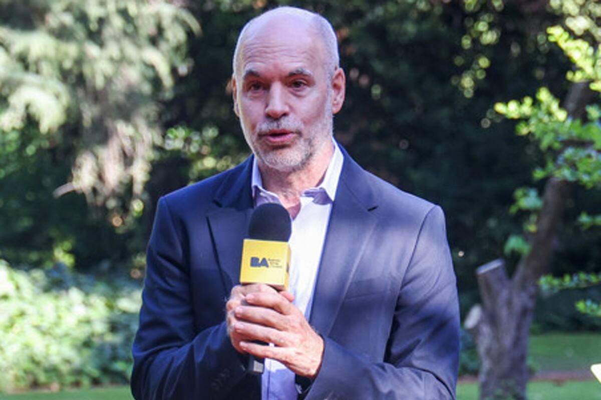 El jefe de Gobierno porteño, Horacio Rodríguez Larreta