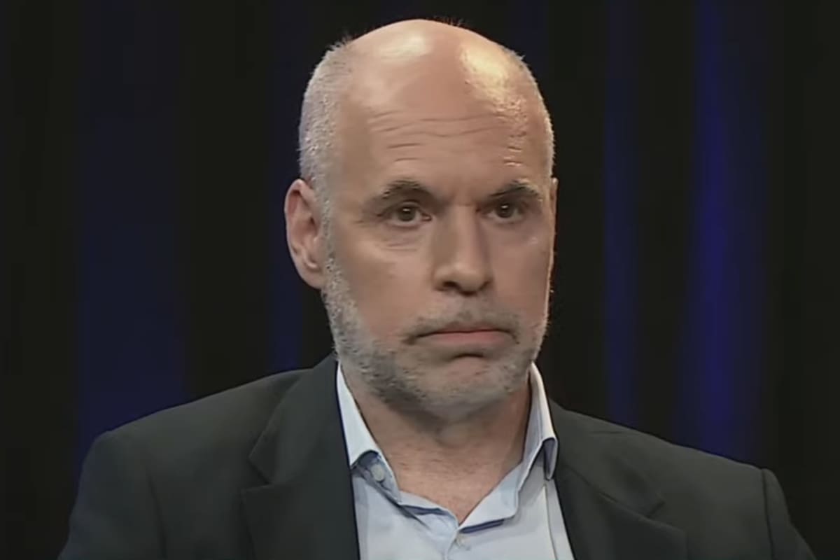 El jefe de Gobierno Porteño Horacio Rodríguez Larreta