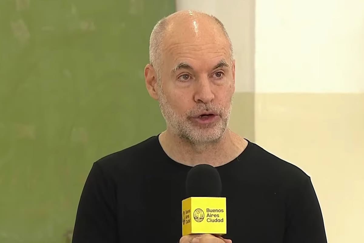 El jefe de Gobierno Porteño, Horacio Rodriguez Larreta