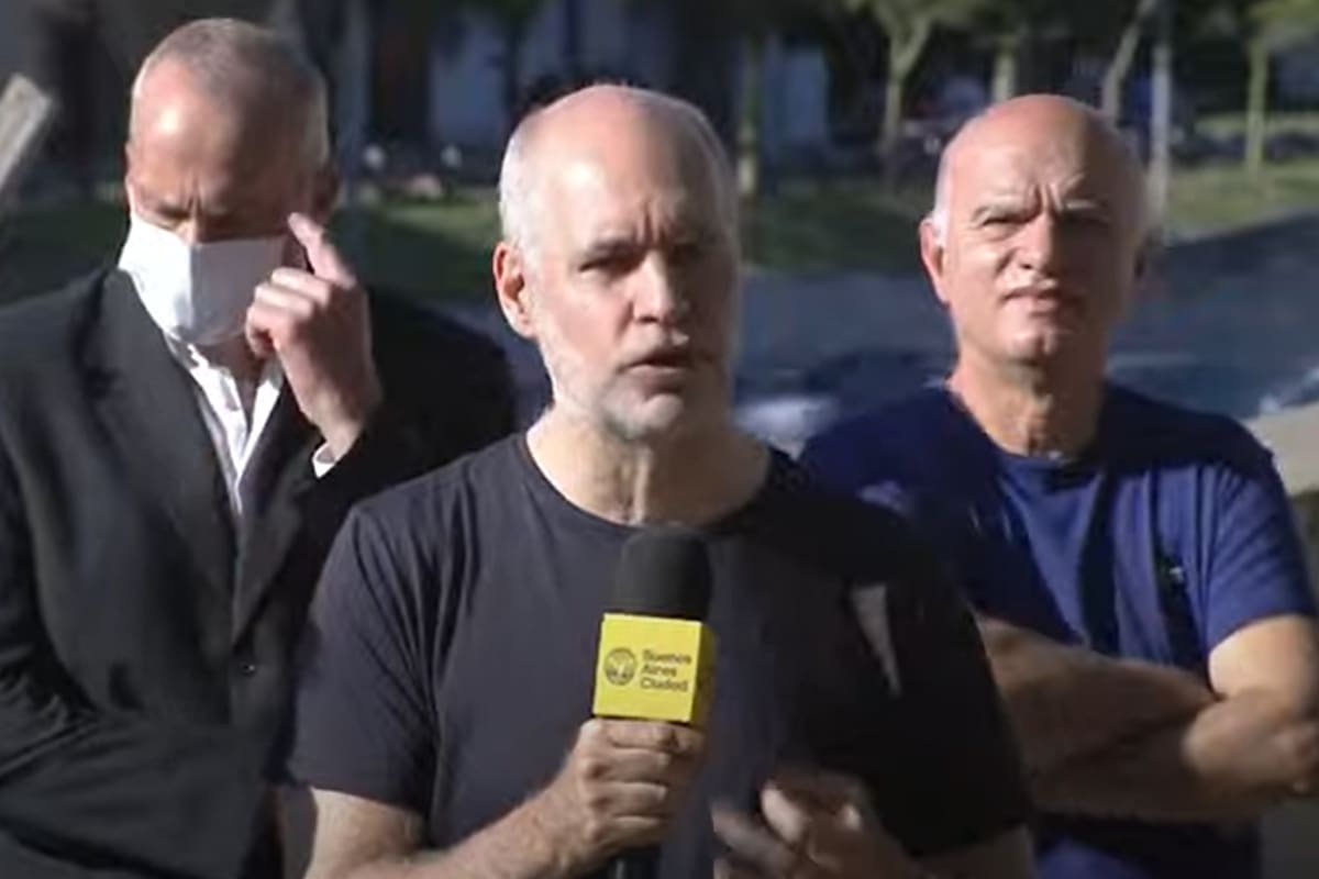 El jefe de Gobierno porteño, Horacio Rodríguez Larreta