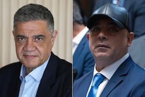 El jefe de Gobierno porteño, Jorge Macri, junto al legislador de Unión por la Patria (UxP), Alejandro "Pitu" Salvatierra