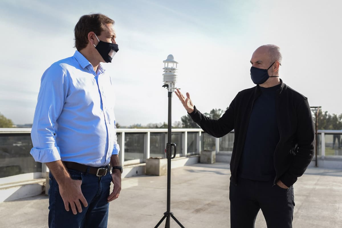 El jefe de gobierno porteño visitó en La Plata al intendente Julio Garro en tren de extender lazos con intendentes y gobernadores de otros distritos