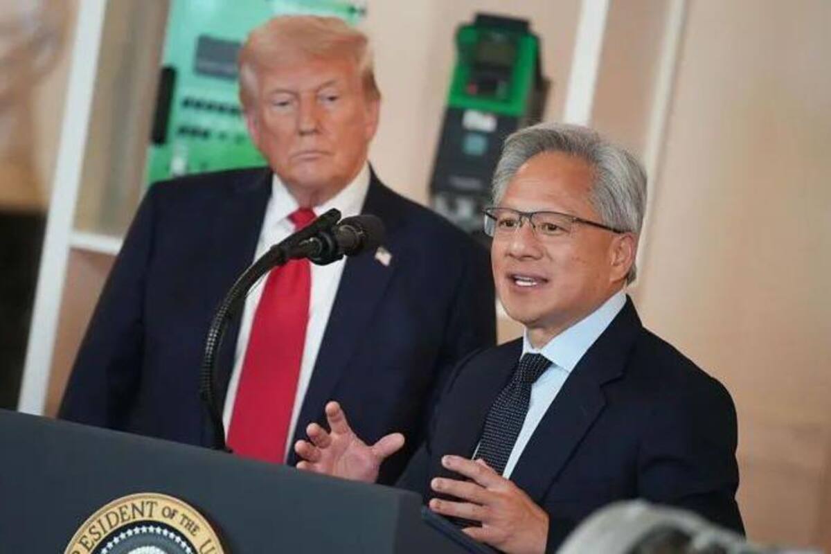 El jefe de Nvidia, Jensen Huang, ha estado presionando a la Casa Blanca sobre las ventas de chips a China.