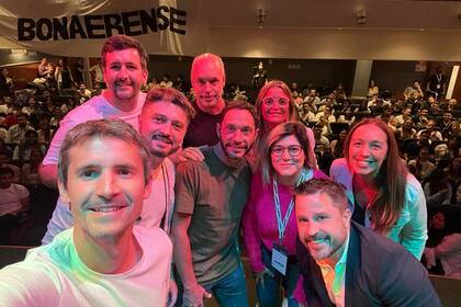 El jefe porteño participó del congreso de una agrupación juvenil junto a Vidal, Ferraro y Tetaz