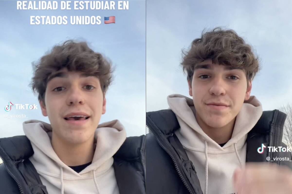 El joven catalogó como "aburrida" la experiencia de vivir en Estados Unidos y estas fueron sus razones