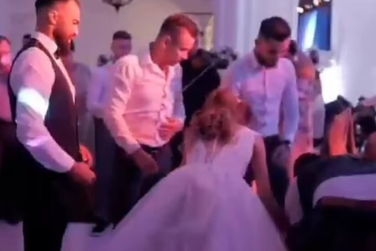 El joven cayó al suelo en medio de un festejo y se rompió la columna (Foto: Captura de video)