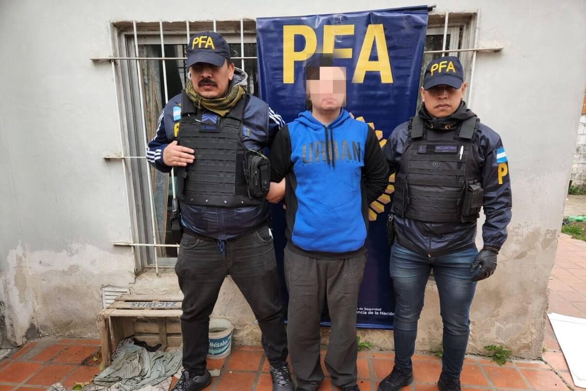 El joven de 22 años fue detenido en San Pedro.