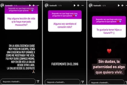 El joven de 24 reveló aspectos de su vida (Foto captura @frantinelli1)