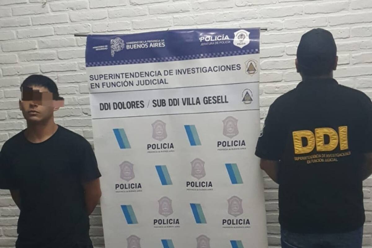 El joven detenido en Pinamar
