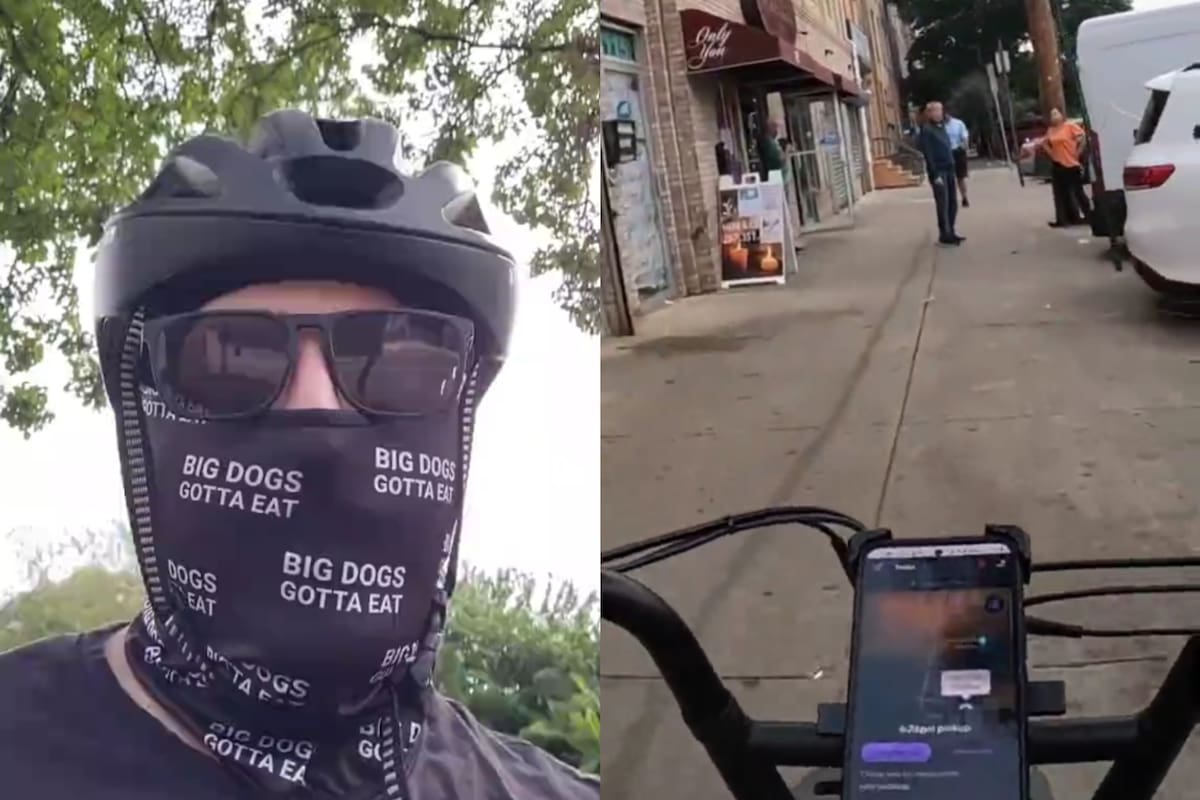 El joven muestra en sus redes cómo hacer más dinero con repartos de comida