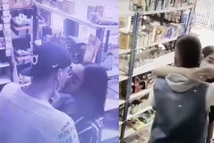 El joven nunca imaginó que su pareja le era infiel, hasta que vio el vdeo de las cámaras de seguridad de un local