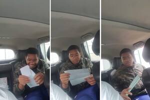 El joven pasó de la felicidad a la incredulidad cuando vio la cantidad de impuestos que le aplicaban