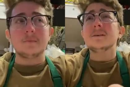 El joven se grabó y lloró porque no quiere trabajar ocho horas diarias