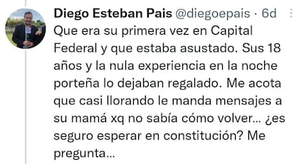 El joven tenía que trasladarse desde San Cristóbal hasta Constitución, pero se encontraba a 30 cuadras del barrio