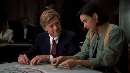 El juego de sexo, poder y dinero llega al límite en Propuesta indecente (1993), de Adrian Lyne con Robert Redford, Demi Moore y Woody Harrelson