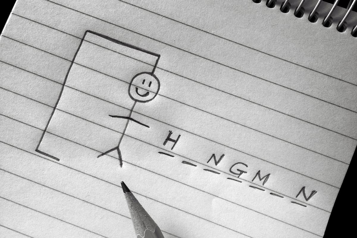 El juego del ahorcado es tan popular que ha trascendido el papel y el lápiz