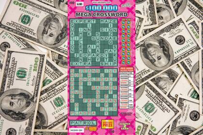 El juego Mega Crossword de US$10 ofrece decenas de premios altos y probabilidades generales de 1 en 3,29