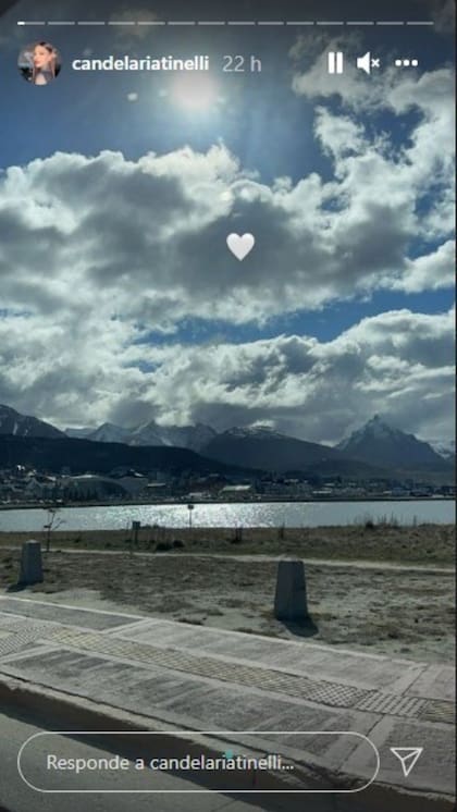 El jueves, Micaela, Juanita, Lorenzo y Candelaria Tinelli viajaron a Ushuaia