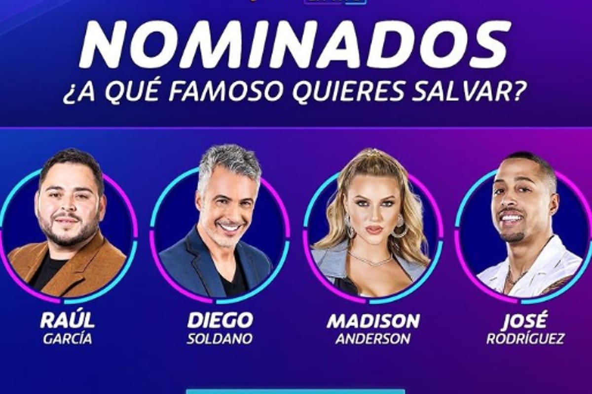 El jueves se dieron a conocer los nombres de los cuatro nominados de la duodécima semana de competición