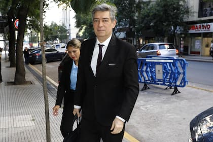 El juez de la Corte Horacio Rosatti ingresa al palacio de justicia
