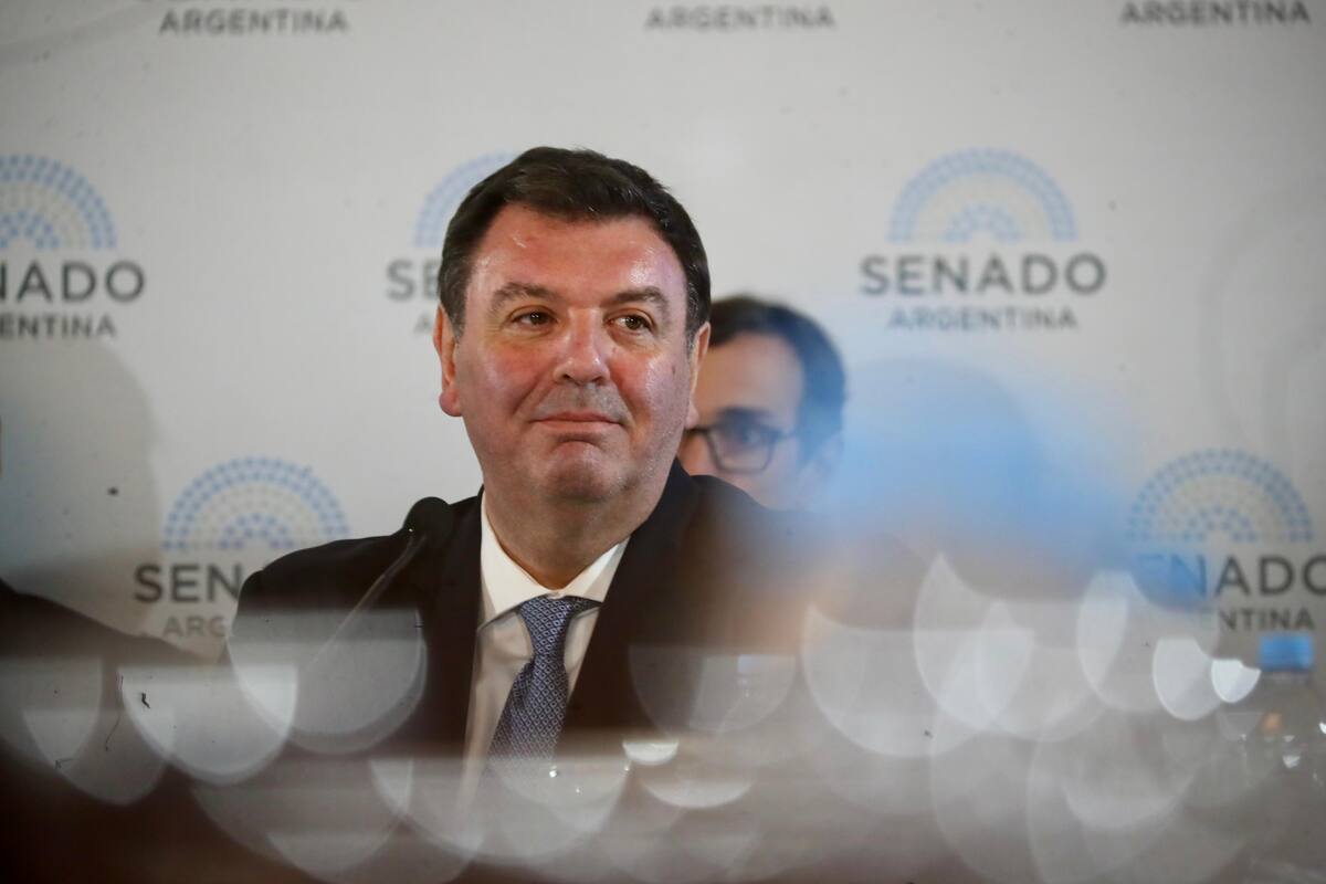 El juez federal Ariel Lijo cuando pasó por el Senado en la audiencia por su pliego como candidato integrar la Corte