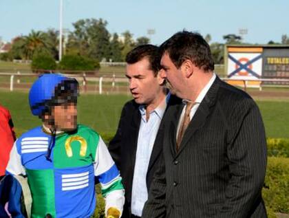 Ariel Lijo junto a Alfredo Lijo en Haras La Generación