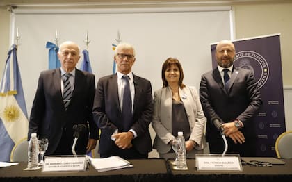 El juez Mariano Borinski, a la derecha, uno de los candidatos a la Procuración