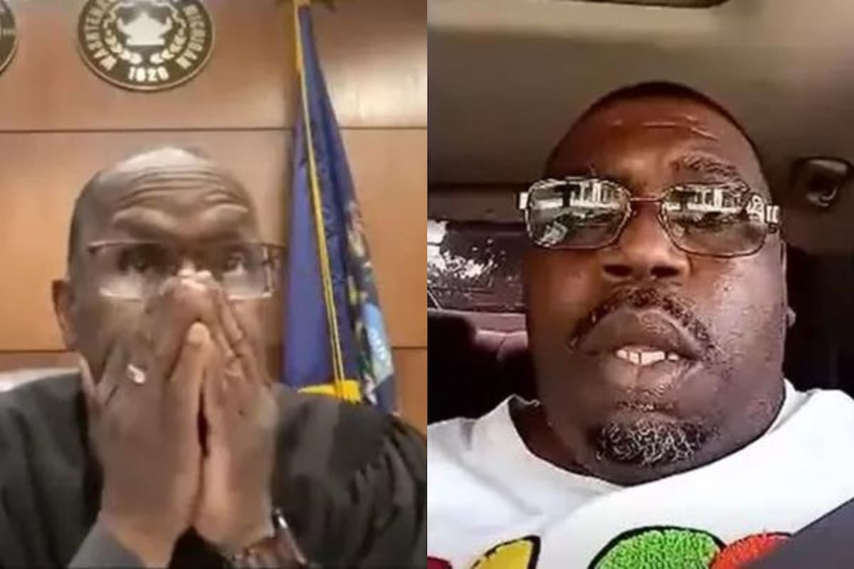 El juez se sorprendió al ver al hombre manejando su auto durante la audiencia