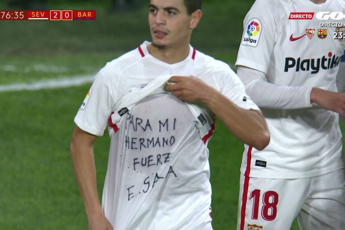 El jugador argentino recordado en el partido que Sevilla le ganó a Barcelona por 2-0