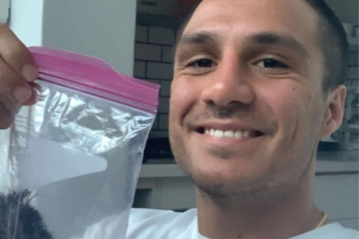 El jugador de Argentinos Juniors se mostró feliz con su gesto